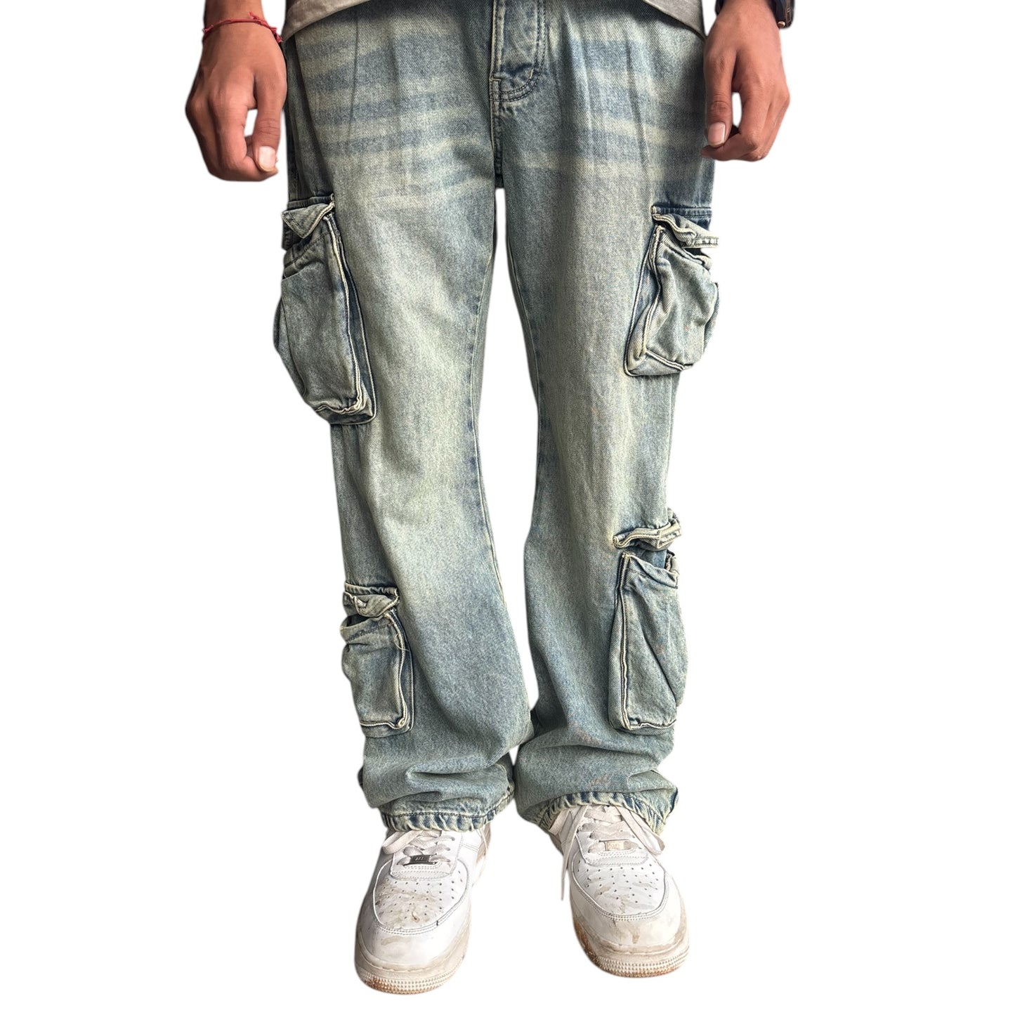 Multi pocket denim