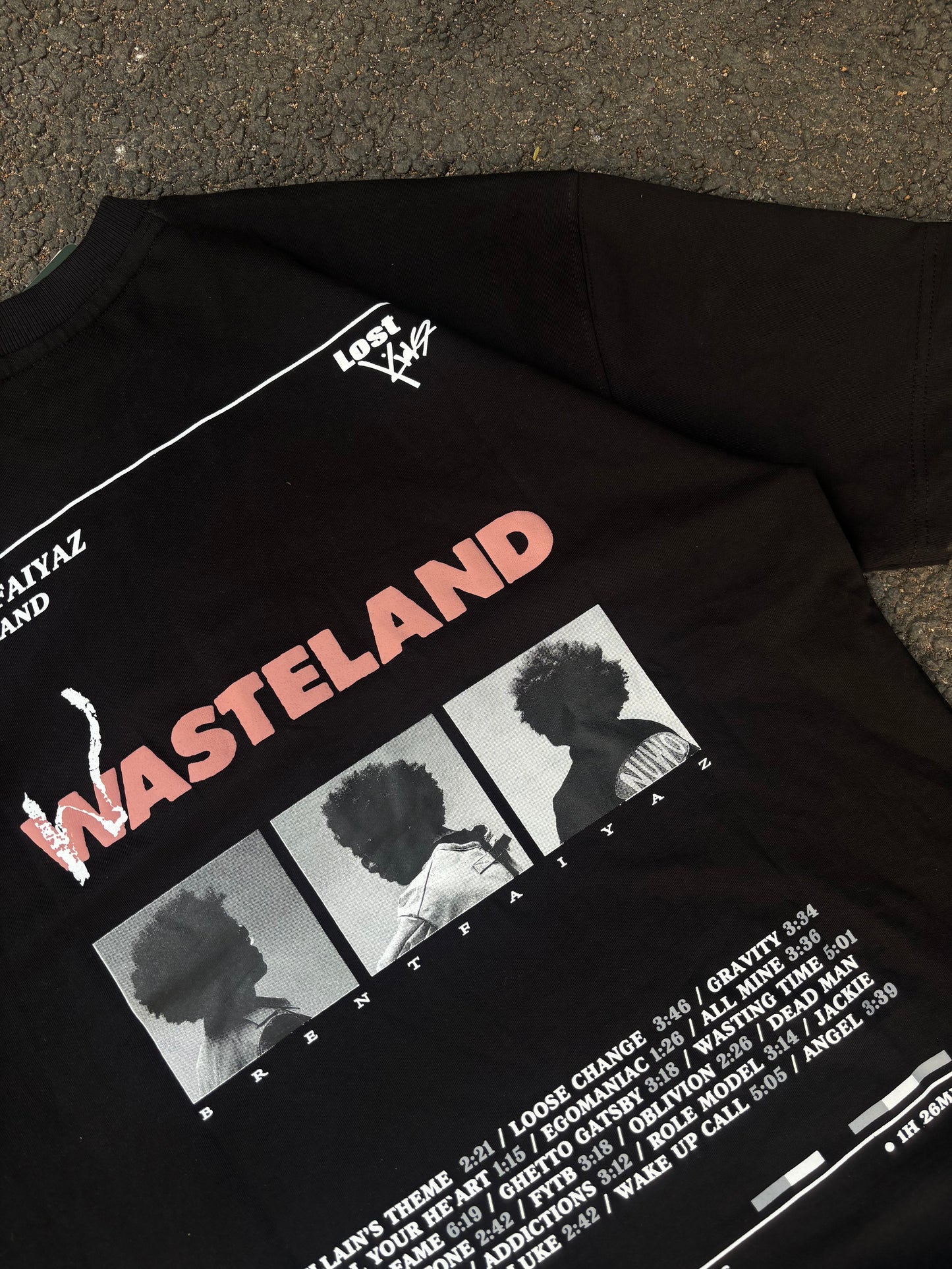 Wasteland black oversized tee