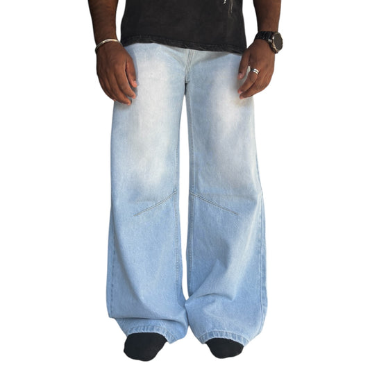 Light blue baggy pants